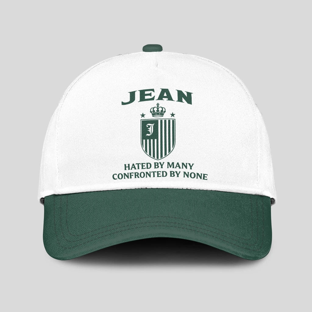 Hated By Many Confronted By None Luxury Logo Cap JEAN 13K1 C41PF