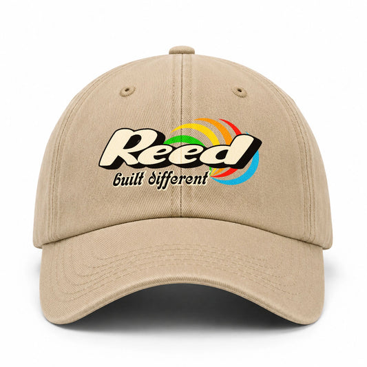 Your Name Built Different Retro Washed Cap REED 13K1 C55PF