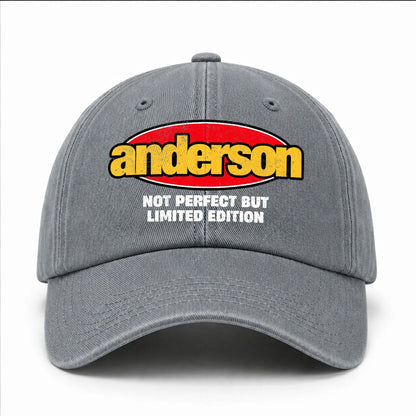 Your Name Not Perfect But Limited Edition Red Logo Washed Cap ANDERSON 13K1 C84PF