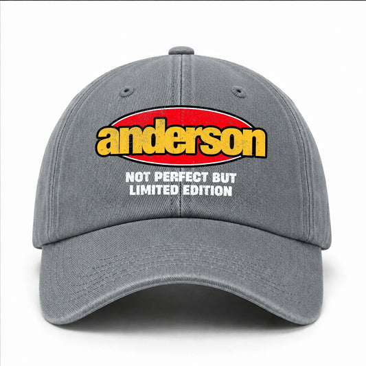 Your Name Not Perfect But Limited Edition Red Logo Washed Cap ANDERSON 13K1 C84PF