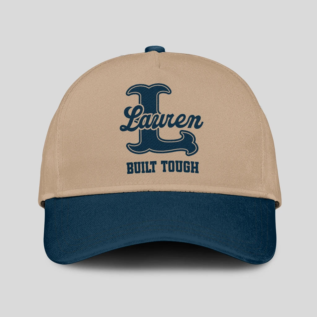 Built Tough Sage Green And Beige Baseball Cap LAUREN 13K1 C102PF
