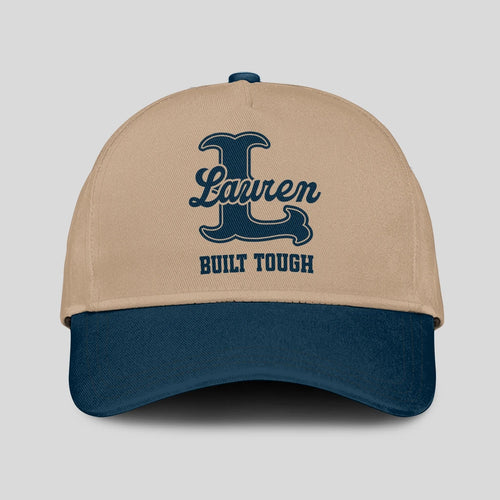 Built Tough Sage Green And Beige Baseball Cap LAUREN 13K1 C102PF