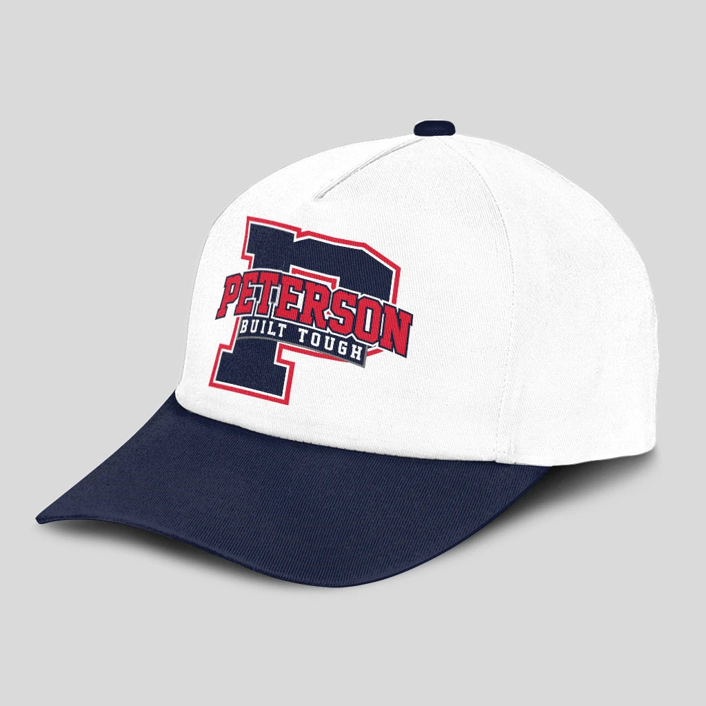 Built Tough Blue And White Baseball Cap PETERSON 13K1 C103PF