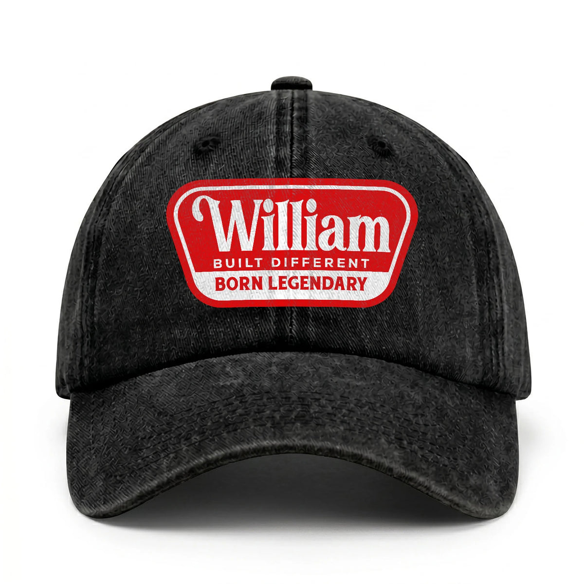 Built Different Born Legendary Red Logo Washed Cap WILLIAM 13K1 C63PF