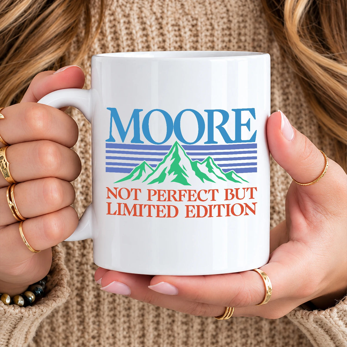 Not Perfect But Limited Eidition Retro Mountain Mug MOORE 13K1 MG29
