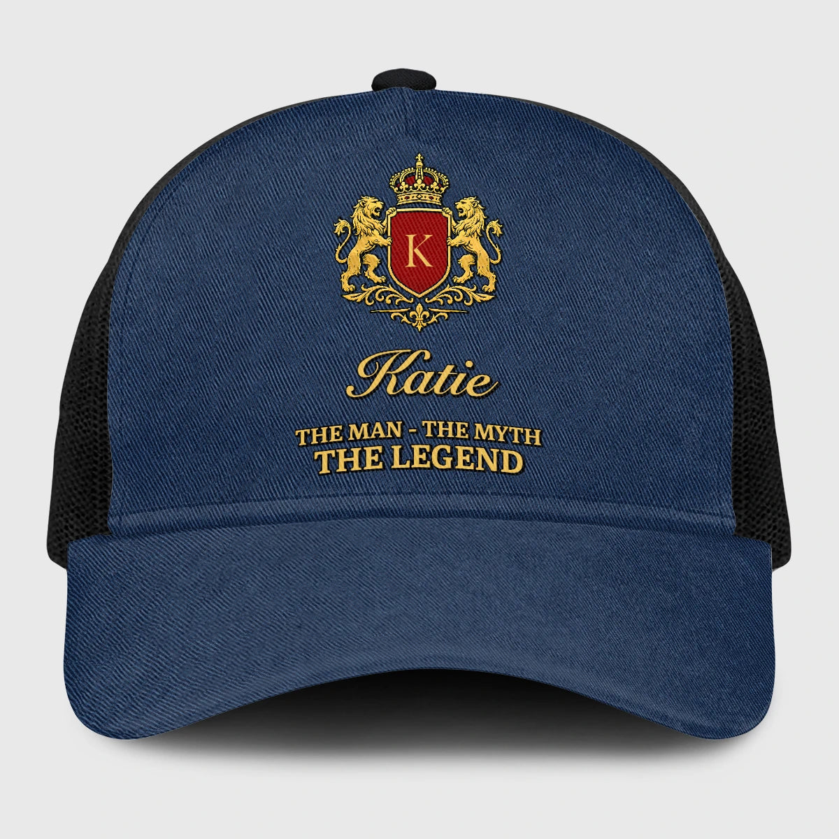 The Man The Myth The Legend Royal Blue Mesh Cap KATIE 13K1 C187PF