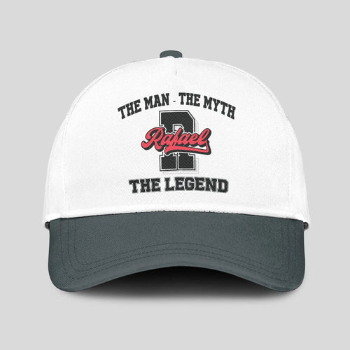 The Man The Myth The Legend Custom Initial Letter And Name Cap RAFAEL 13K1 C38PF