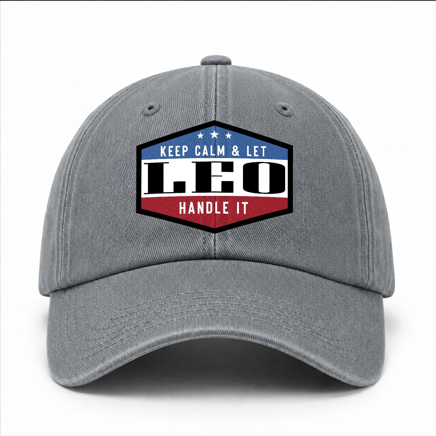 Keep Calm & Let Your Name Handle It Washed Cap LEO 13K1 C87PF