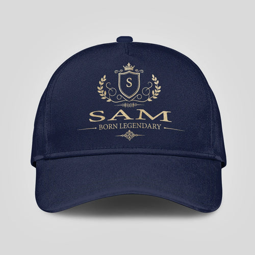 Born Legendary Luxury Crest Blue Cap SAM 13K1 C180PF