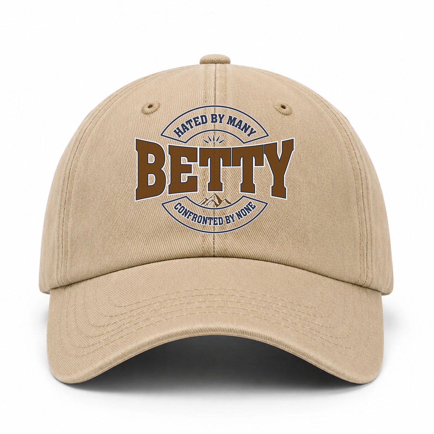 Hated By Many Confronted By None Washed Cap BETTY 13K1 C36PF