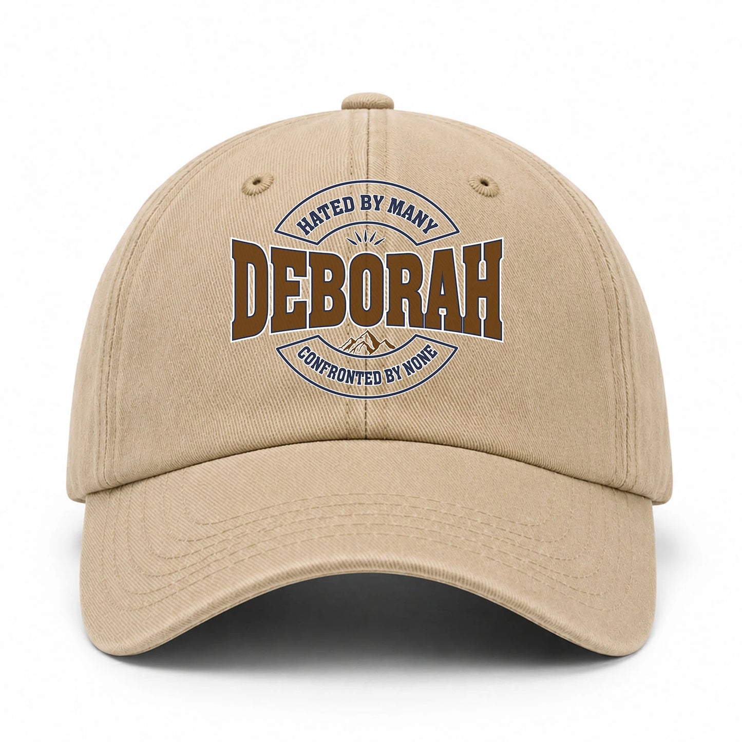 Hated By Many Confronted By None Washed Cap DEBORAH 13K1 C36PF