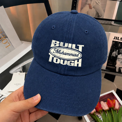 Built Your Name Tough Slogan Washed Cap MOHAMMAD 13K1 C96PF