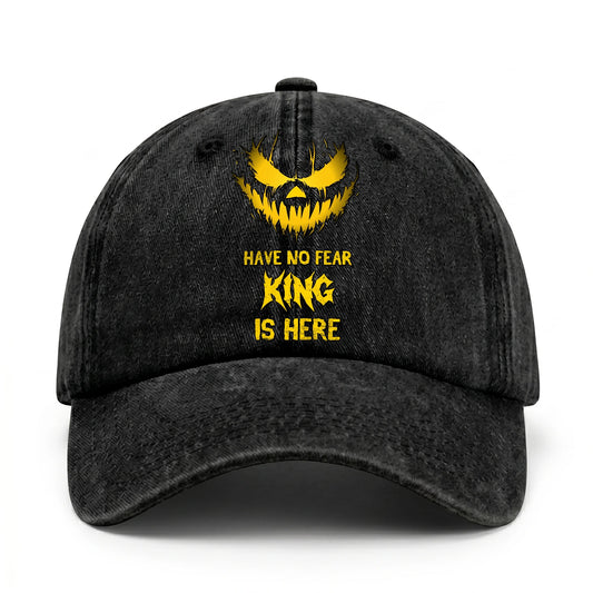 Have No Fear Your Name Is Here Jack O' Lantern Washed Cap KING 13K1 C135PF