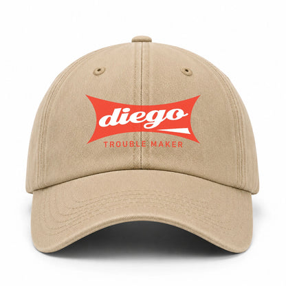 Trouble Maker Red Logo Washed Cap DIEGO 13K1 C78PF