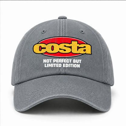 Your Name Not Perfect But Limited Edition Red Logo Washed Cap COSTA 13K1 C84PF