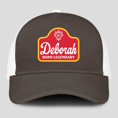 Born Legendary Charcoal Mesh Cap DEBORAH 13K1 C196PF