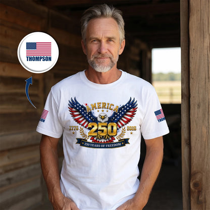 THOMPSON 13K1-550 America 1776-2026 250 Years of Freedom
