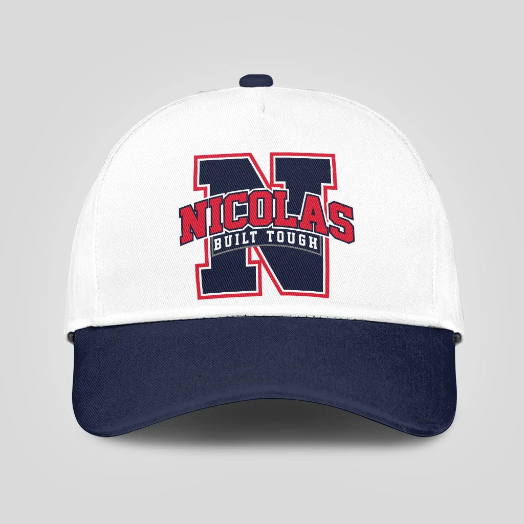 Built Tough Blue And White Baseball Cap NICOLAS 13K1 C103PF