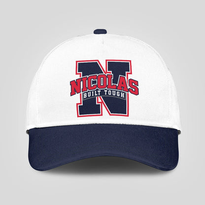 Built Tough Blue And White Baseball Cap NICOLAS 13K1 C103PF