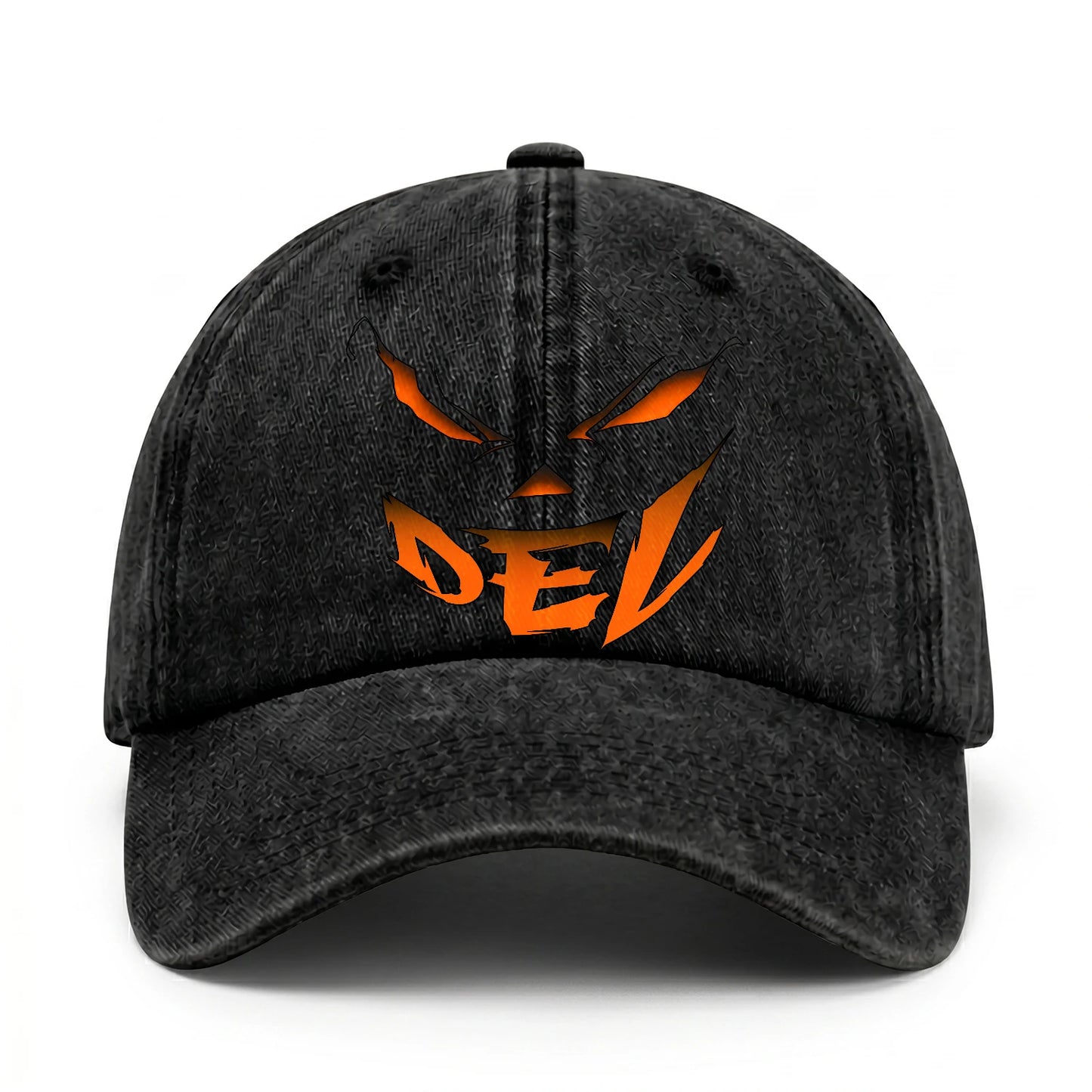 Stay Hungry Pumpkin Chasing Ghosts Funny Washed Cap DEL 13K1 C101PF