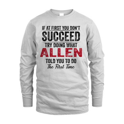 ALLEN 13K1-357 If At First You Don't Succeed...
