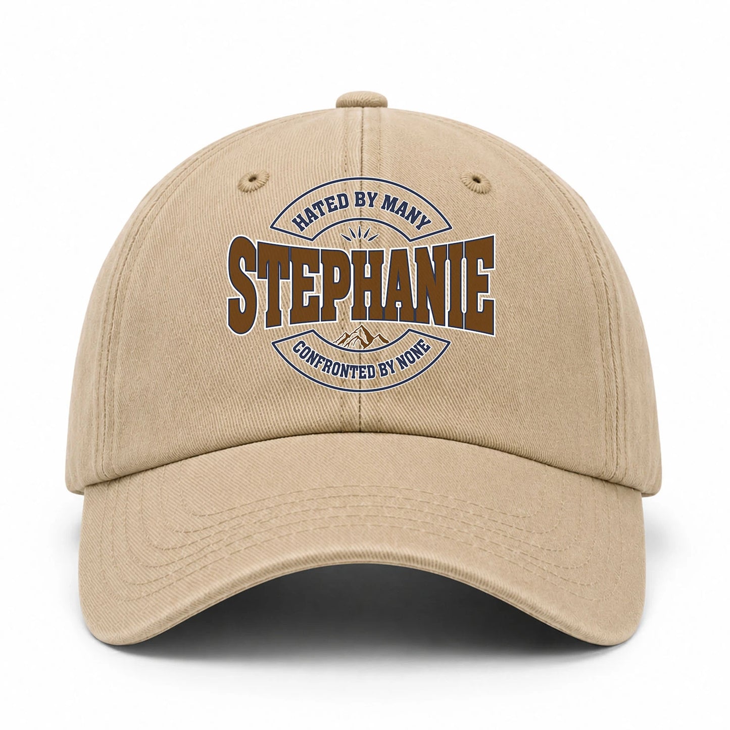 Hated By Many Confronted By None Washed Cap STEPHANIE 13K1 C36PF