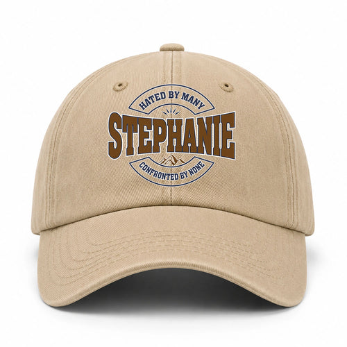 Hated By Many Confronted By None Washed Cap STEPHANIE 13K1 C36PF