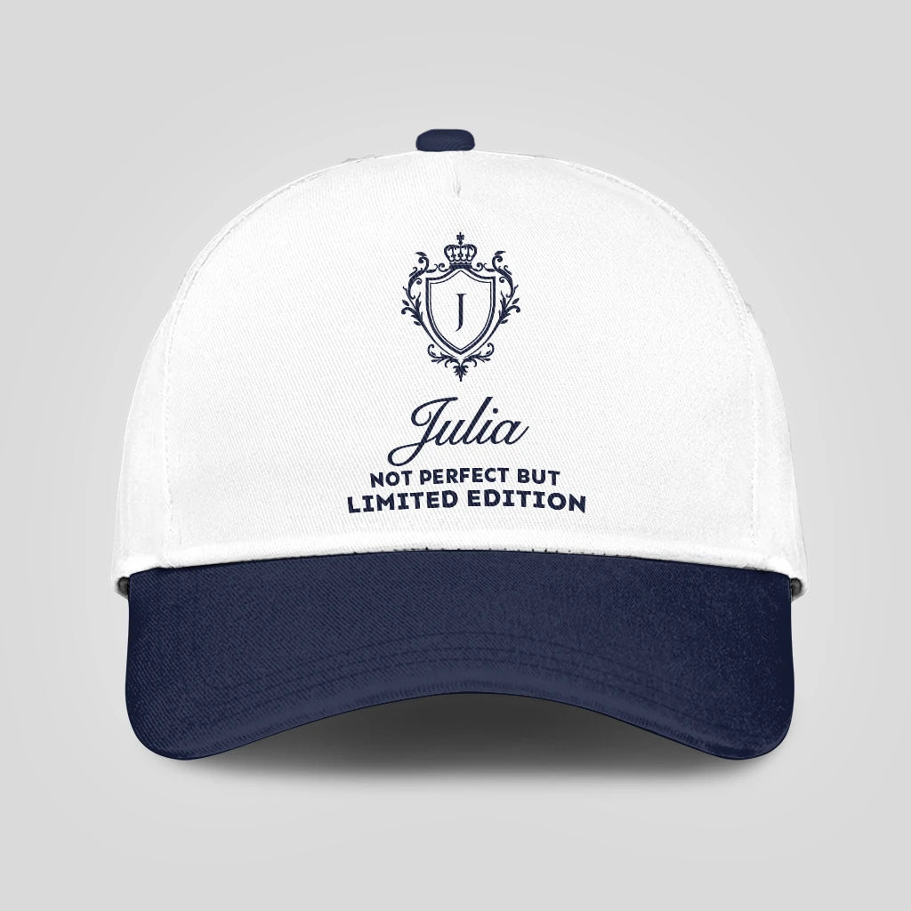 Not Perfect But Limited Edition Blue And White Luxury Cap JULIA 13K1 C151PF