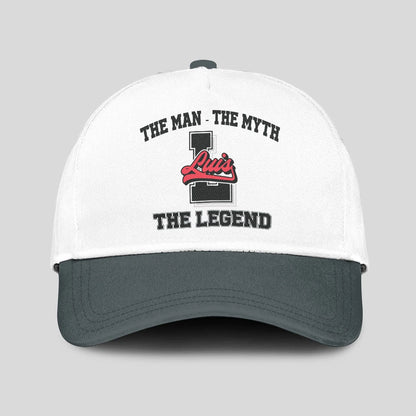 The Man The Myth The Legend Custom Initial Letter And Name Cap LUIS 13K1 C38PF