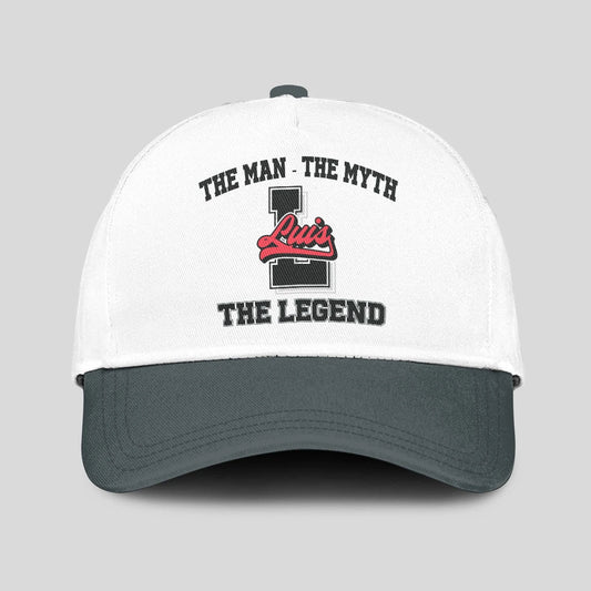 The Man The Myth The Legend Custom Initial Letter And Name Cap LUIS 13K1 C38PF