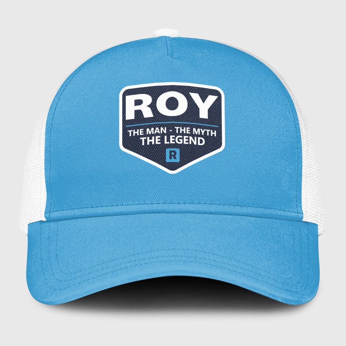 The Man The Myth The Legend Light Blue Mesh Cap ROY 13K1 C190PF