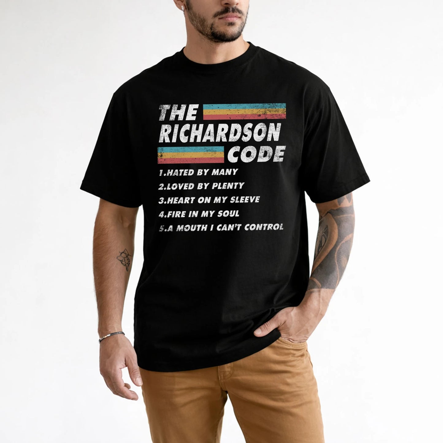 RICHARDSON 13K1-561 The Name Code Vintage Graphic