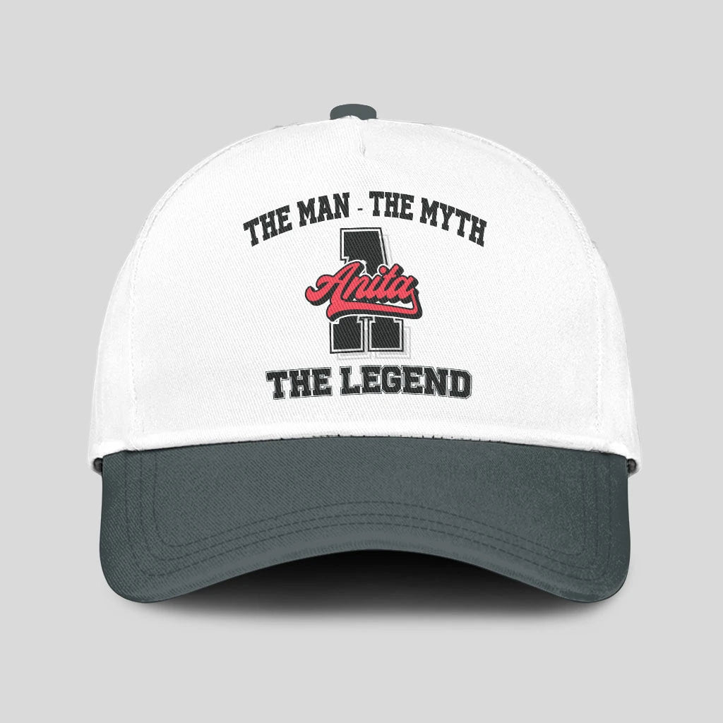The Man The Myth The Legend Custom Initial Letter And Name Cap ANITA 13K1 C38PF