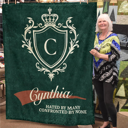 Hated by Many Confronted by None Old Money Blanket CYNTHIA 13K1 BK19
