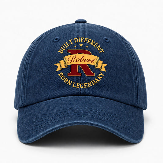 Built Different Born Legendary Royal Washed Cap ROBERT 13K1 C71PF