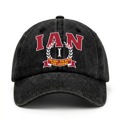 The Man The Myth The Legend Royal Cap IAN 13K1 C32PF