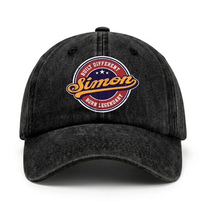Built Different Born Legendary Logo Washed Cap SIMON 13K1 C65PF