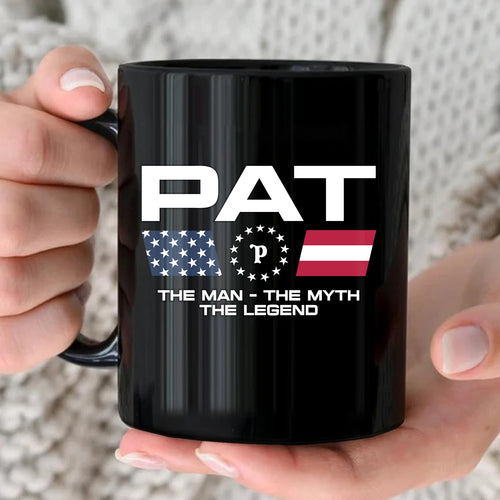 The Man The Myth The Legend Us Flag Mug PAT 13K1 MG23