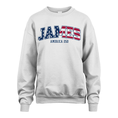 JAMES 13K1-555 America 250 Personalized