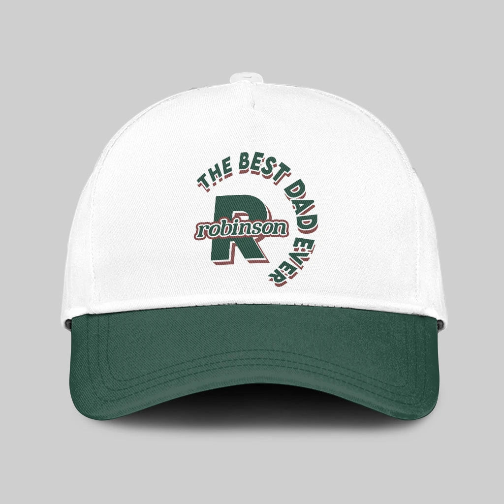 The Best Dad Ever Custom Name Cap ROBINSON 13K1 C35PF