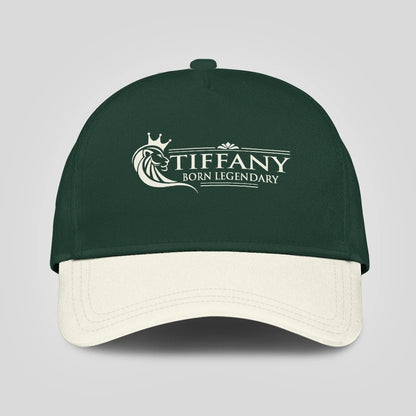 Born Legendary Lion Logo Sage Green And Beige Cap TIFFANY 13K1 C182PF