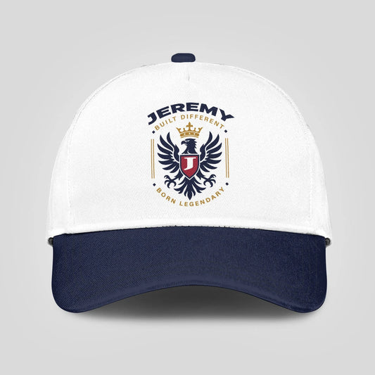 Built Different Born Legendary Elegant Blue And White Cap JEREMY 13K1 C76PF