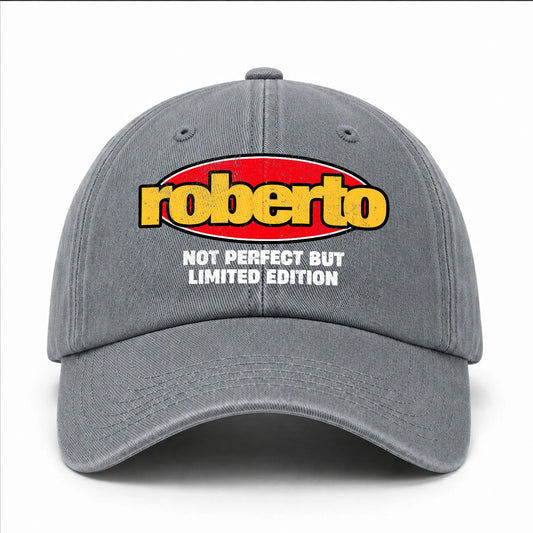 Your Name Not Perfect But Limited Edition Red Logo Washed Cap ROBERTO 13K1 C84PF