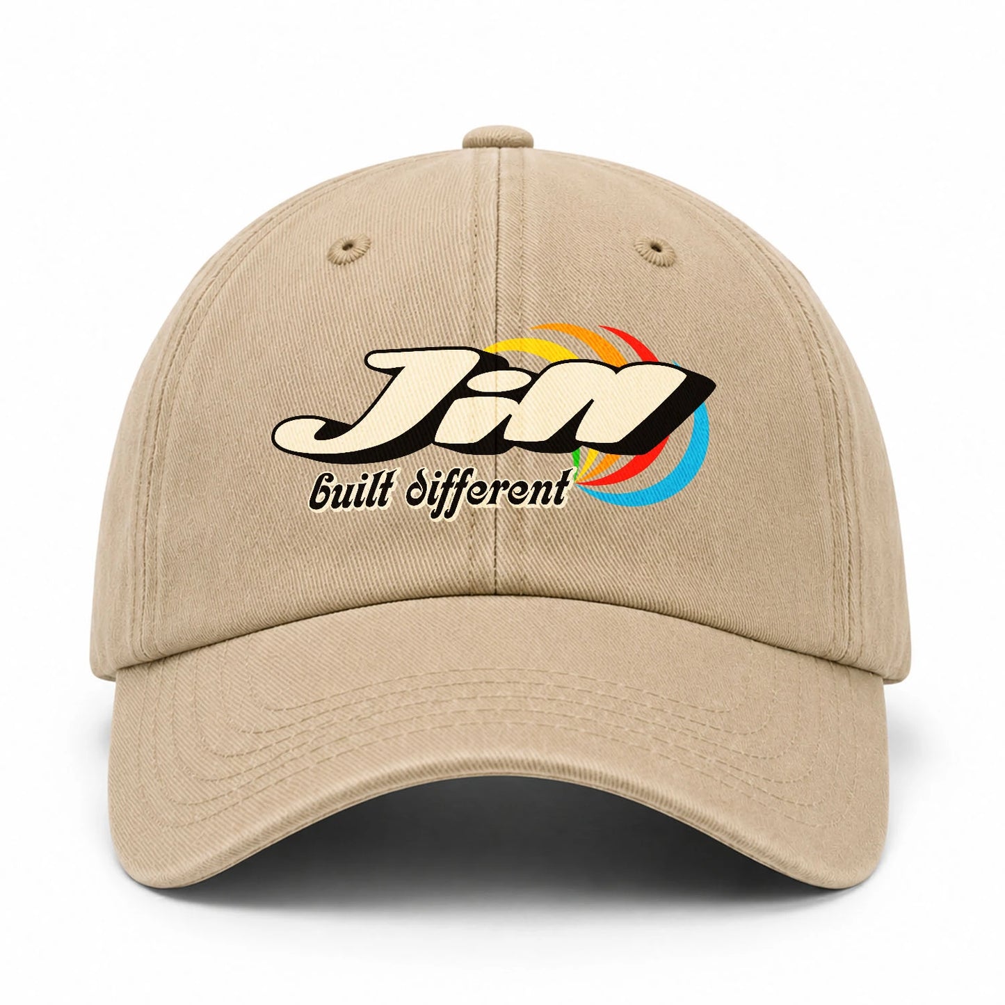 Your Name Built Different Retro Washed Cap JILL 13K1 C55PF