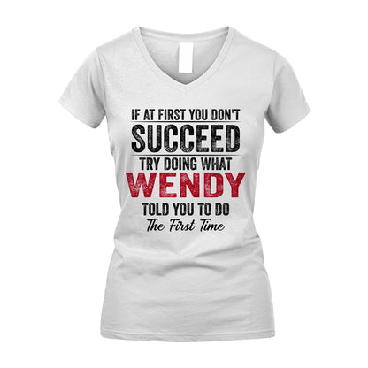 WENDY 13K1-357 If At First You Don't Succeed...