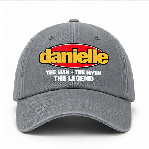 The Man The Myth The Legend Vintage Logo Washed Cap DANIELLE 13K1 C162PF