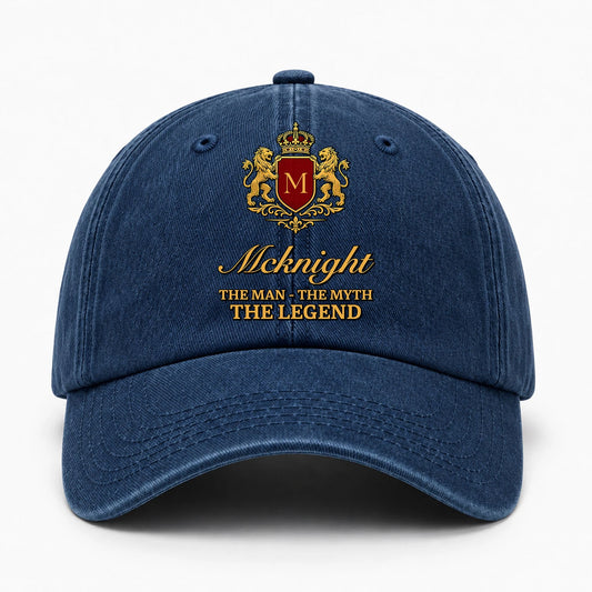 The Man The Myth The Legend Royal Blue Cap MCKNIGHT 13K6 C49PF