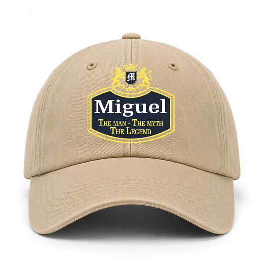 The Man The Myth The Legend Royal Cap MIGUEL 13K C31PF