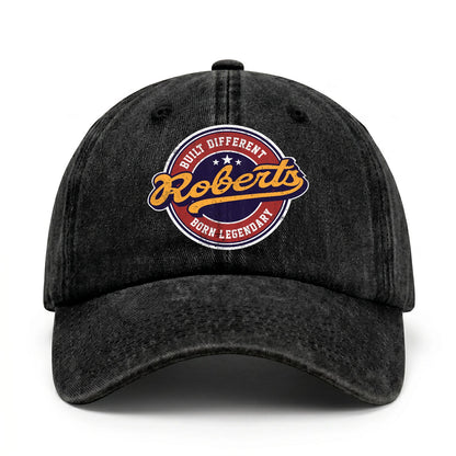 Built Different Born Legendary Logo Washed Cap ROBERTS 13K1 C65PF