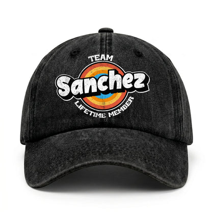 Team Your Name Lifetime Member Logo Cap SANCHEZ 13K1 C66PF